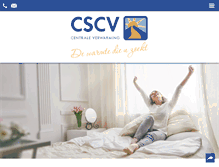 Tablet Screenshot of cscv.nl